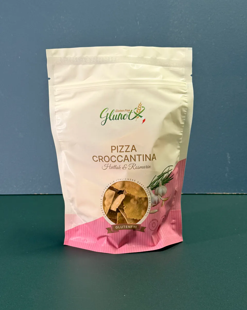 Kjeks Croccantina Hvitløk Rosmarin - Glutenfri